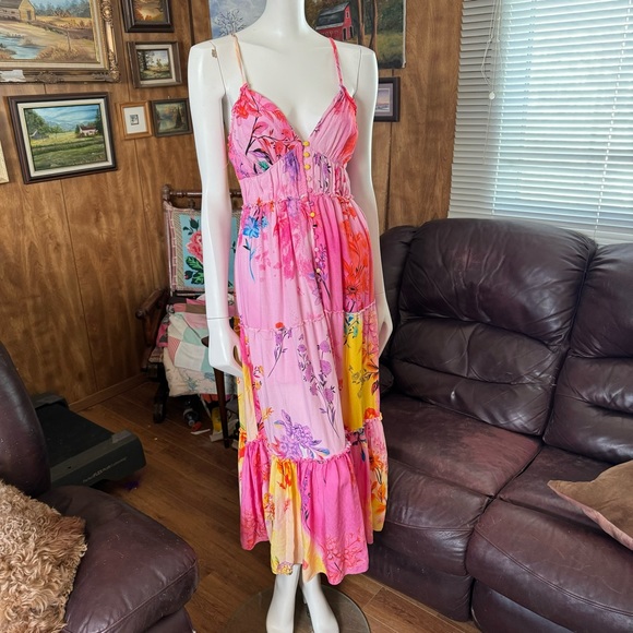 Room 34 Boho Bright Summer Maxi Dress - Picture 5 of 8